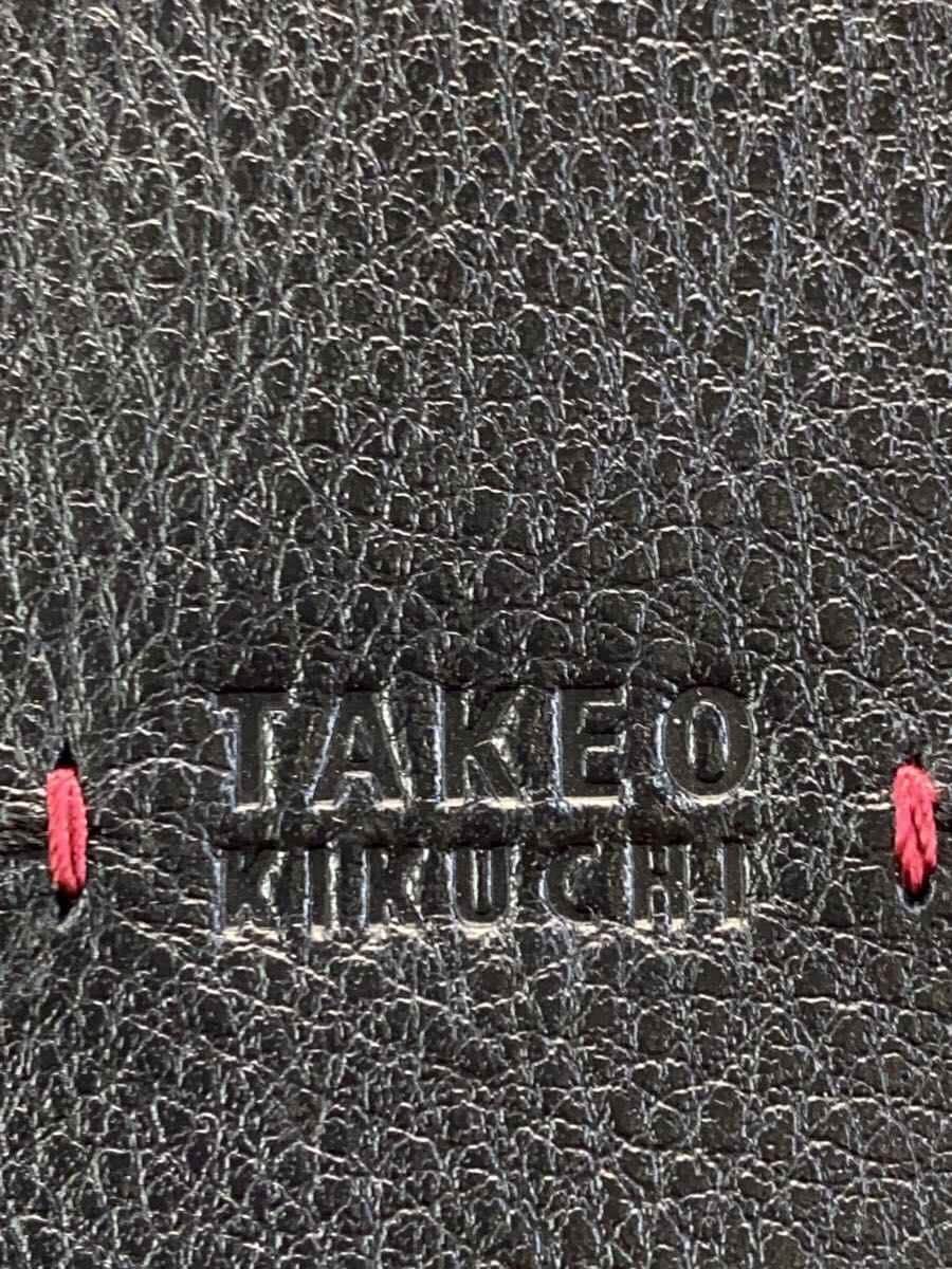 TAKEO KIKUCHI Tote Bag Leather BLK Solid 712701 5