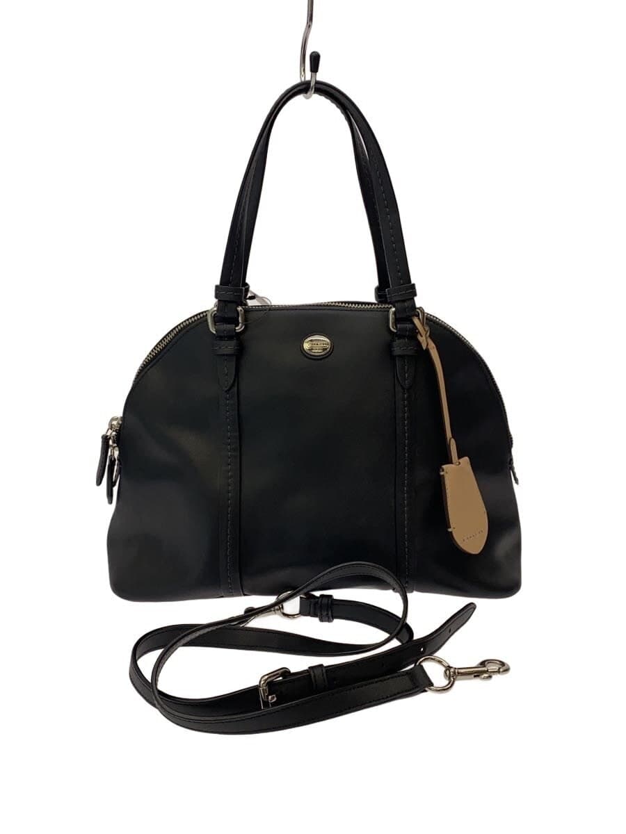 COACH Handbag BLK Solid G1381