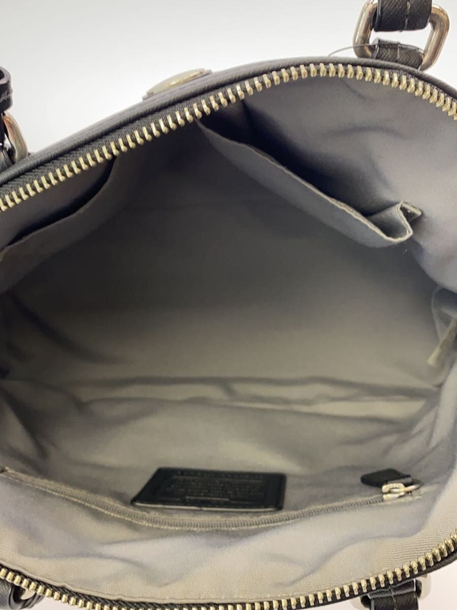 COACH Handbag BLK Solid G1381 6