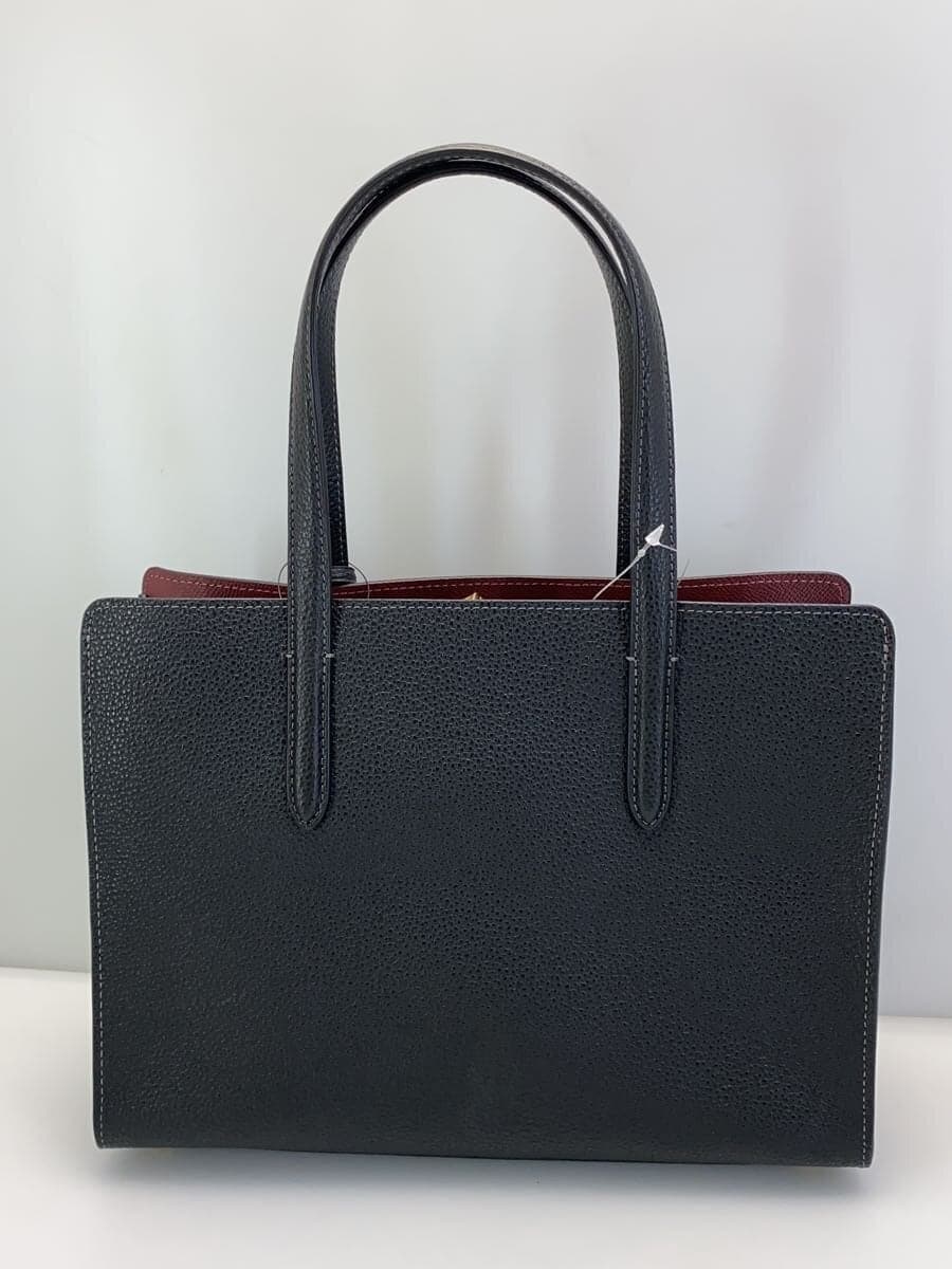 COACH Handbag Leather BLK Solid M2377-CJ806 PBCARTERCARY28 3