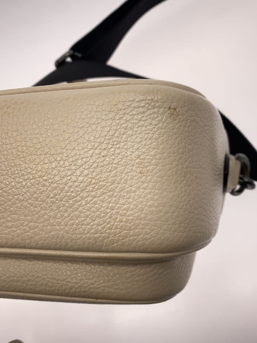 COACH Shoulder Bag Leather BEG Solid M2357-CJ509 Signs of Use Considered Discoloration Many 7