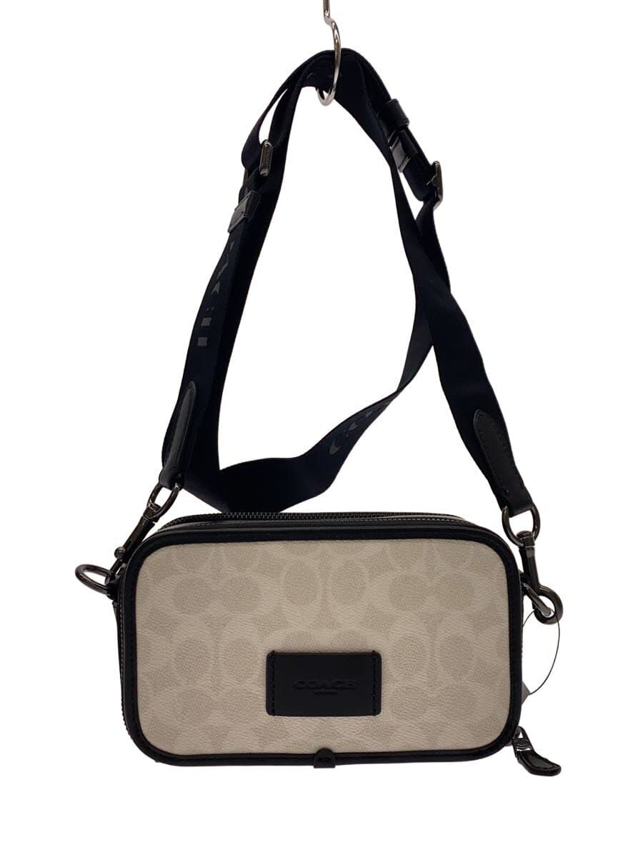 COACH Shoulder Bag Leather BLK All Over Pattern C2561-CW365