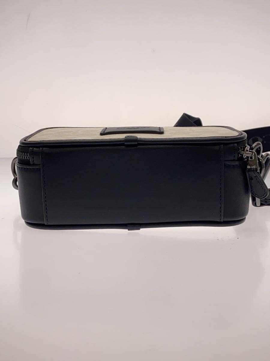 COACH Shoulder Bag Leather BLK All Over Pattern C2561-CW365 4