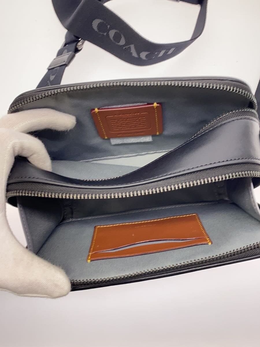 COACH Shoulder Bag Leather BLK All Over Pattern C2561-CW365 6