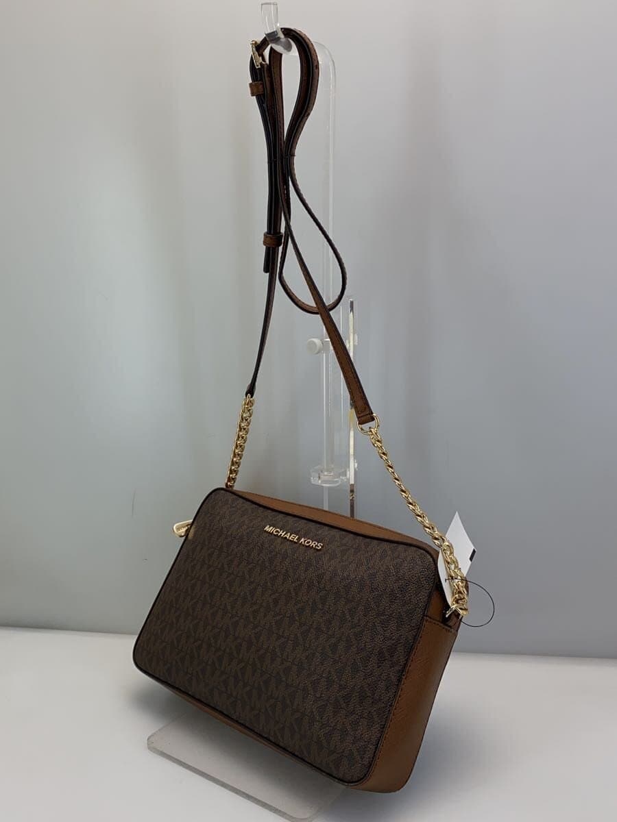 MICHAEL KORS Shoulder Bag Leather BRW All Over Pattern CA-1908 2
