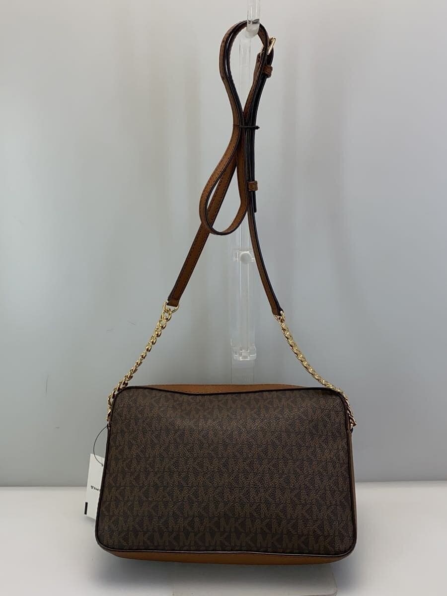 MICHAEL KORS Shoulder Bag Leather BRW All Over Pattern CA-1908 3