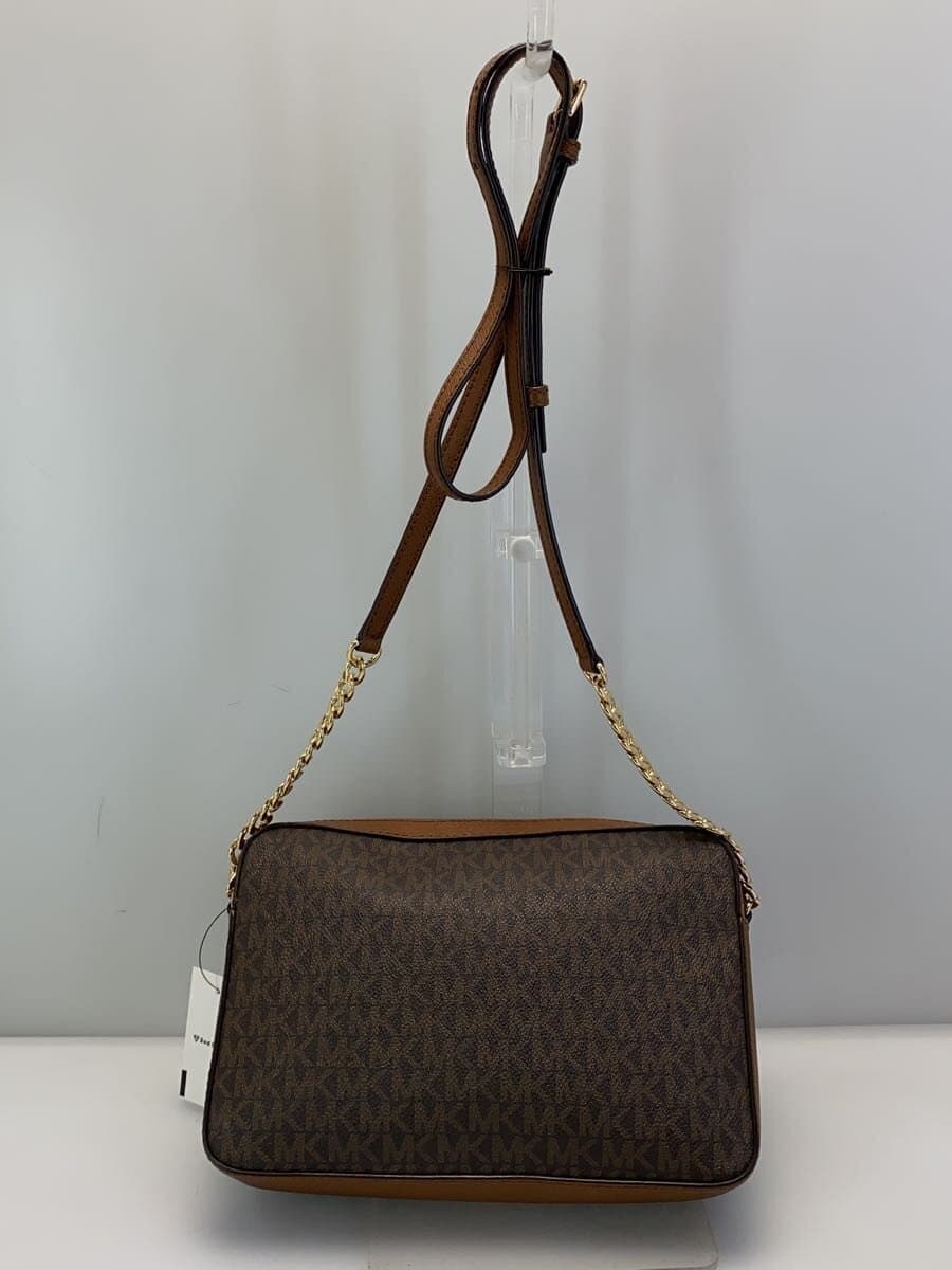 MICHAEL KORS Shoulder Bag Leather BRW All Over Pattern CA-1908 3