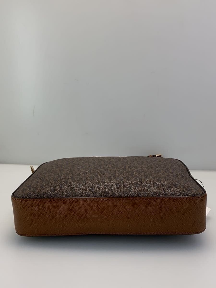 MICHAEL KORS Shoulder Bag Leather BRW All Over Pattern CA-1908 4