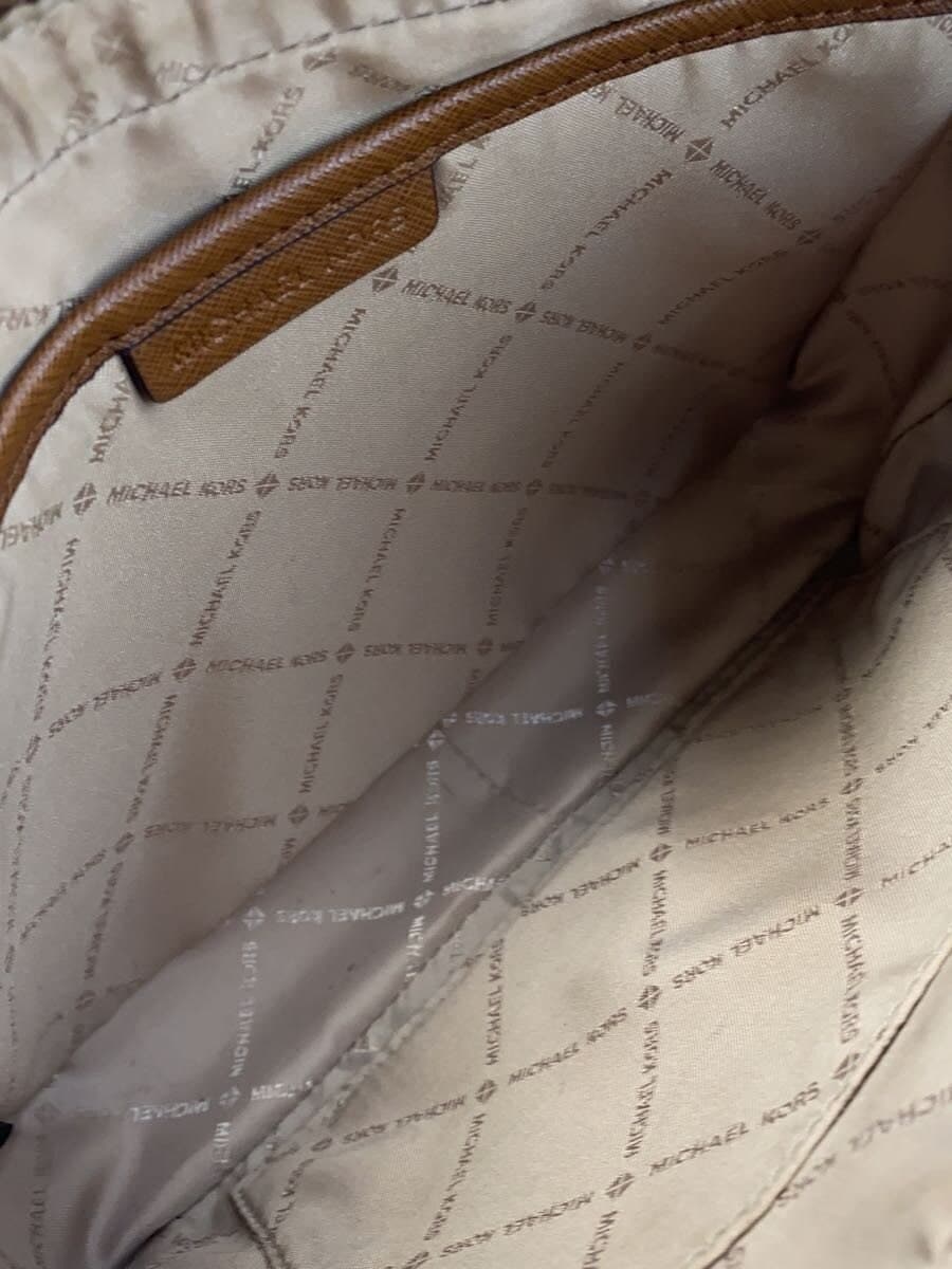 MICHAEL KORS Shoulder Bag Leather BRW All Over Pattern CA-1908 6