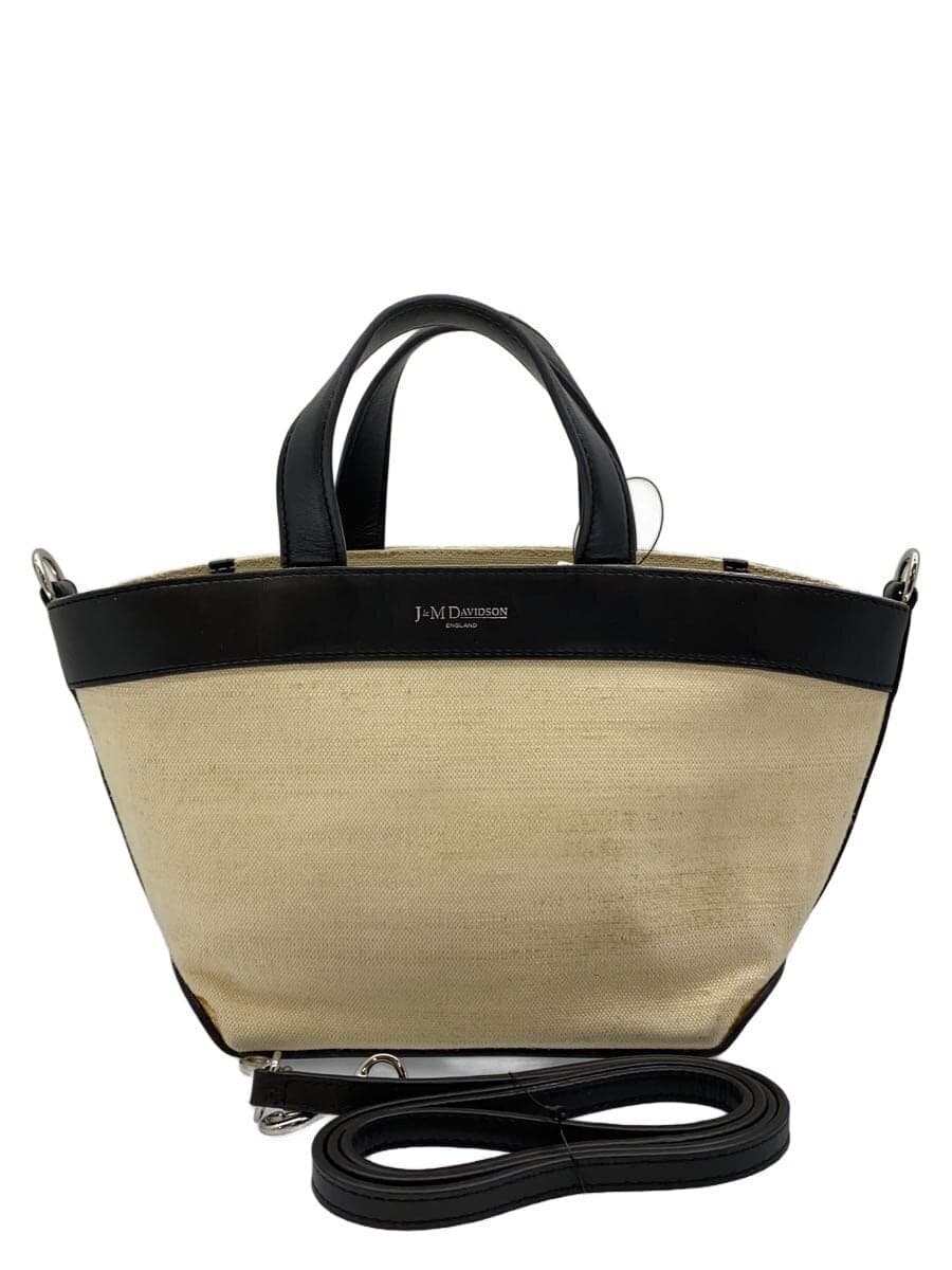 J&M DAVIDSON Shoulder Bag Canvas Beige LSVT-0XX-CVSC SMALL VOYAGE TOTE