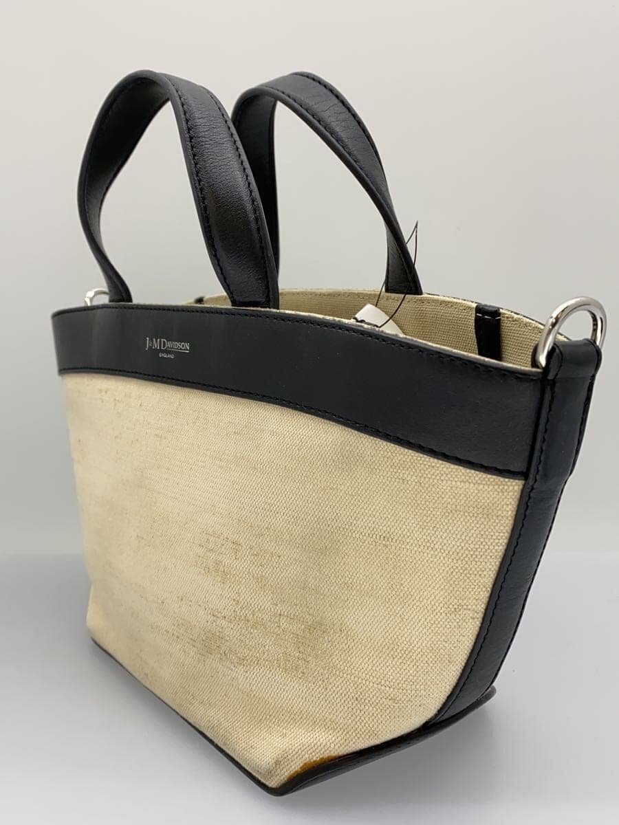 J&M DAVIDSON Shoulder Bag Canvas Beige LSVT-0XX-CVSC SMALL VOYAGE TOTE 2