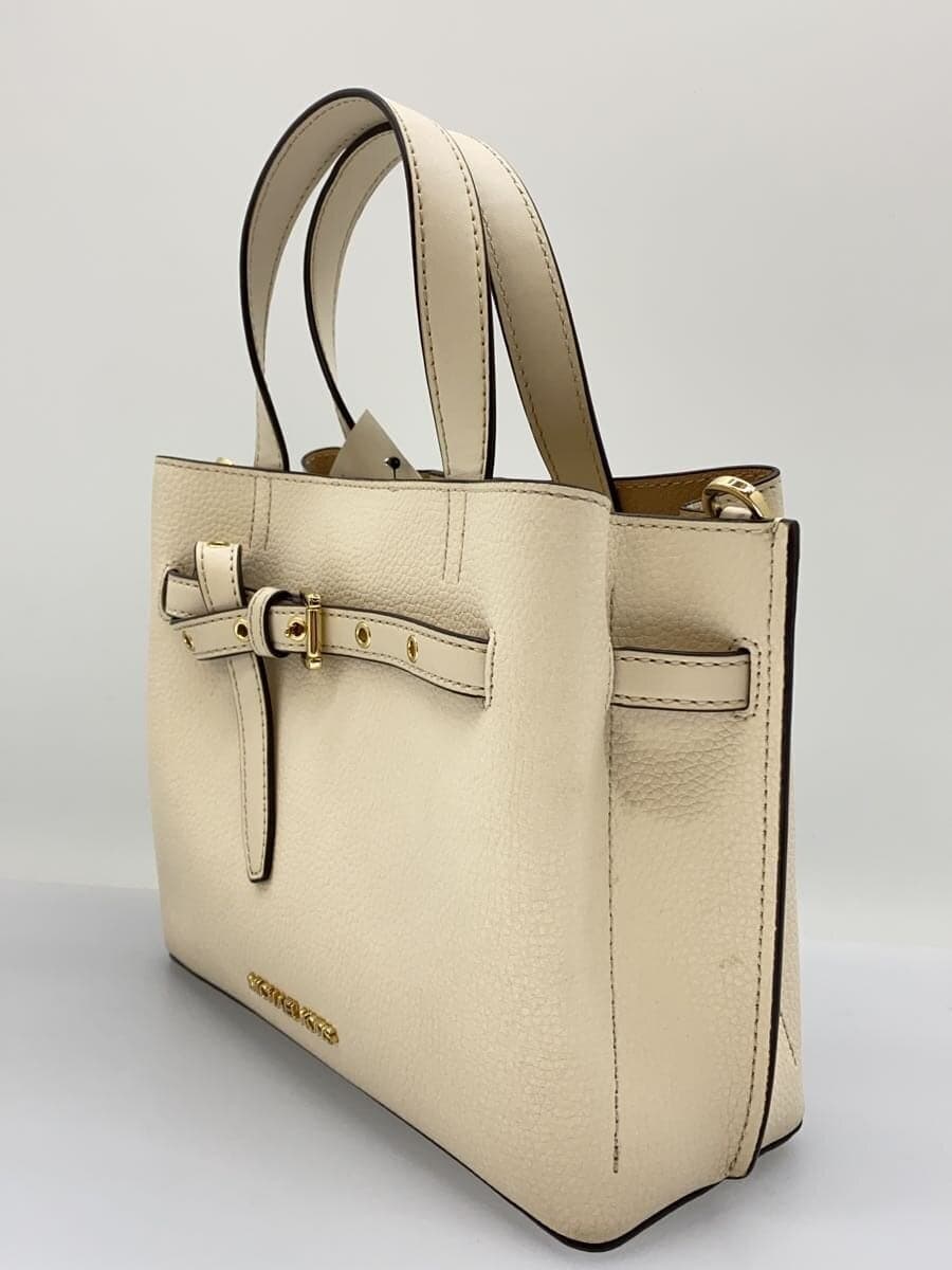 MICHAEL KORS Shoulder Bag Leather WHT 30F5GU5S1T2171 2