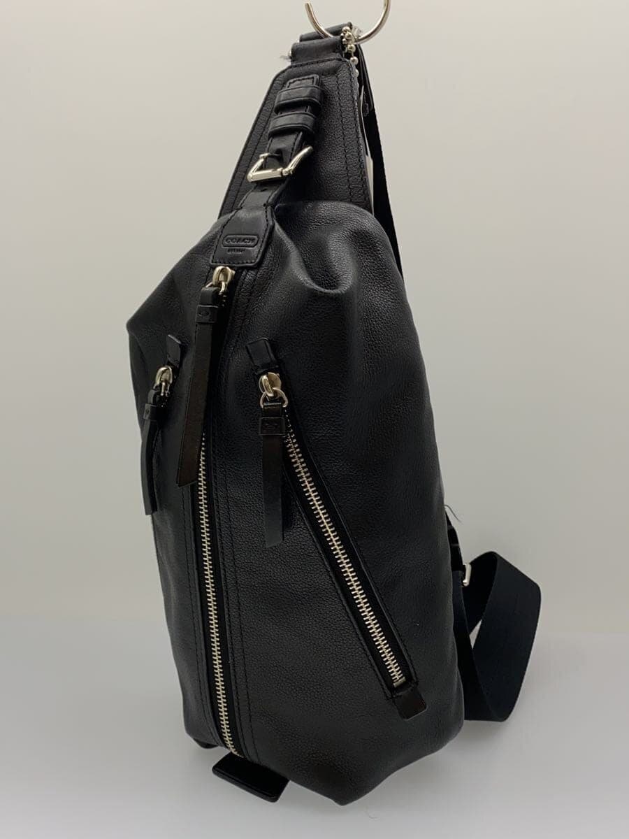 COACH Shoulder Bag Leather Black Solid F70360 2