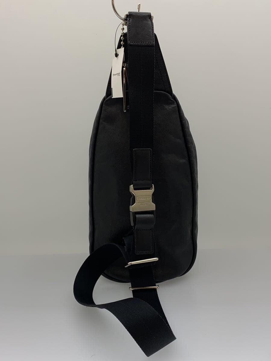 COACH Shoulder Bag Leather Black Solid F70360 3