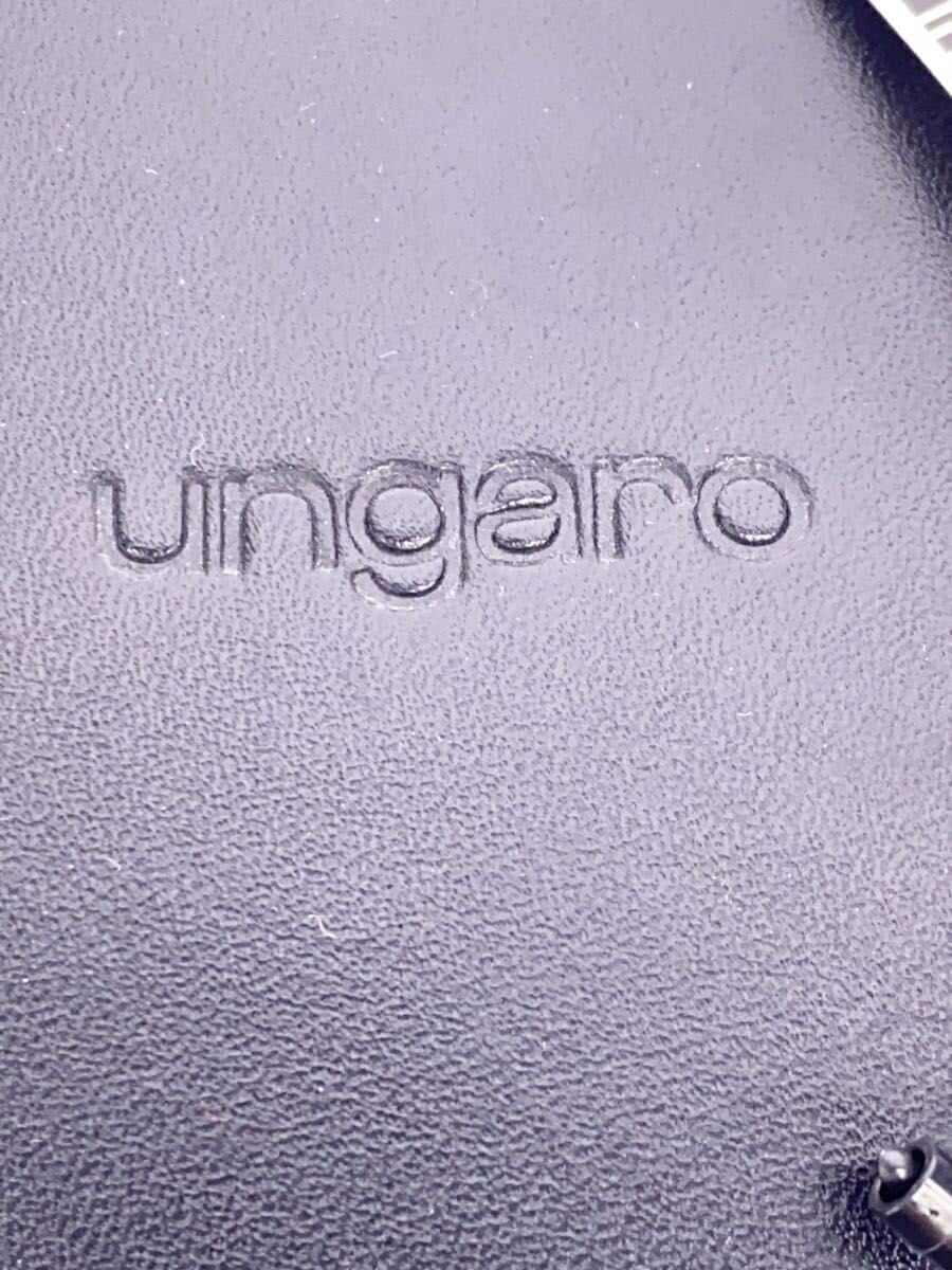 ungaro Handbag Leather BLK Solid 5