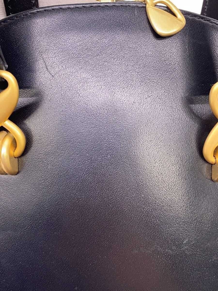 ungaro Handbag Leather BLK Solid 9