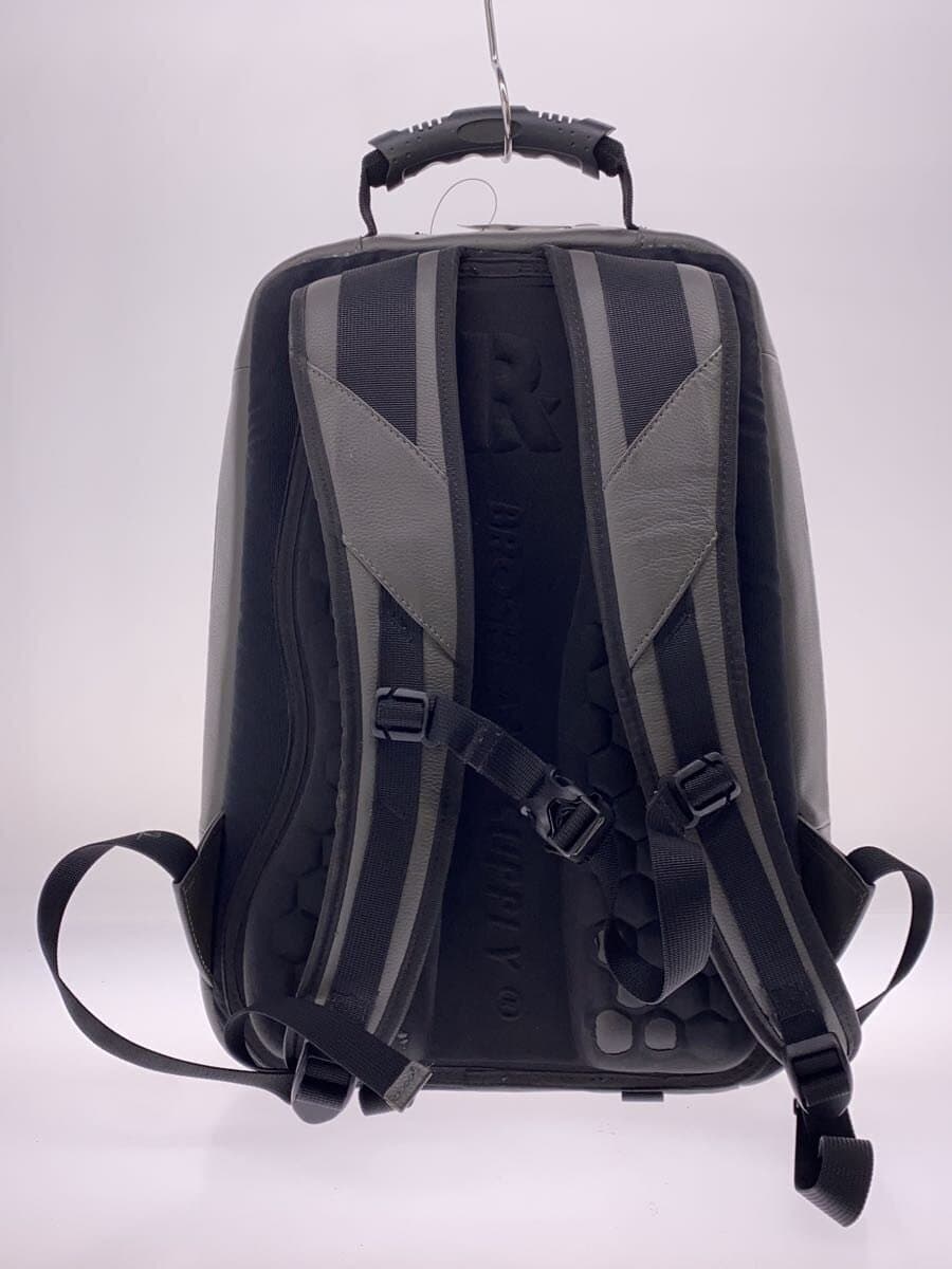 BROSKI AND SUPPLY Backpack Leather KHK Solid 3