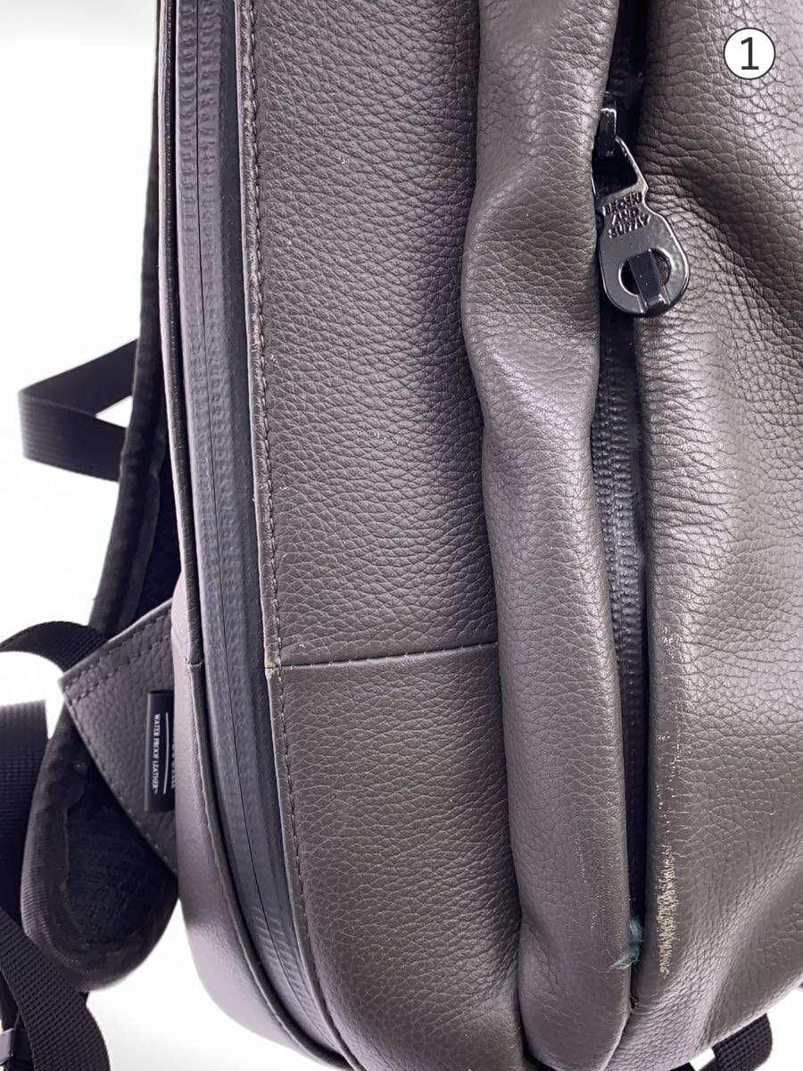 BROSKI AND SUPPLY Backpack Leather KHK Solid 7