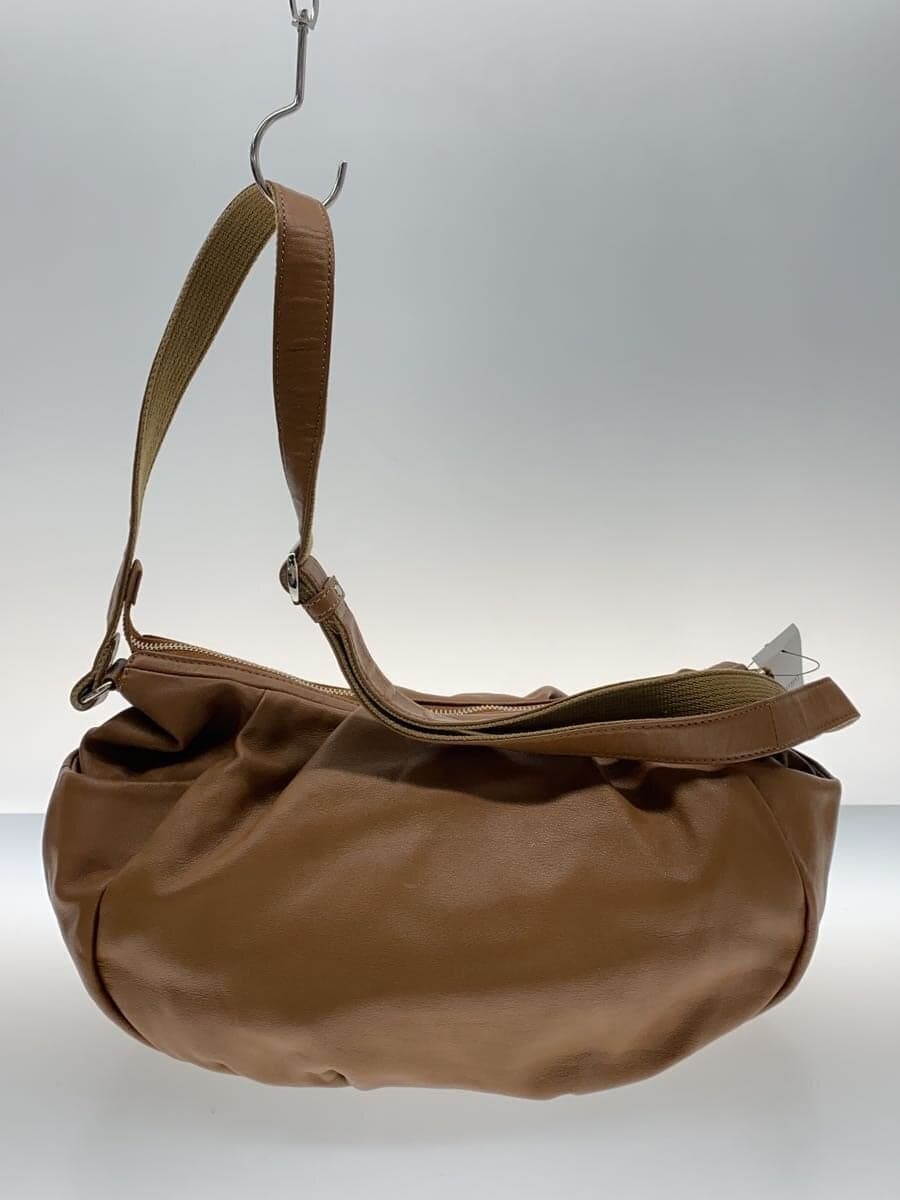 Tsuchiya Kaban Shoulder Bag Leather BRW Plain 3