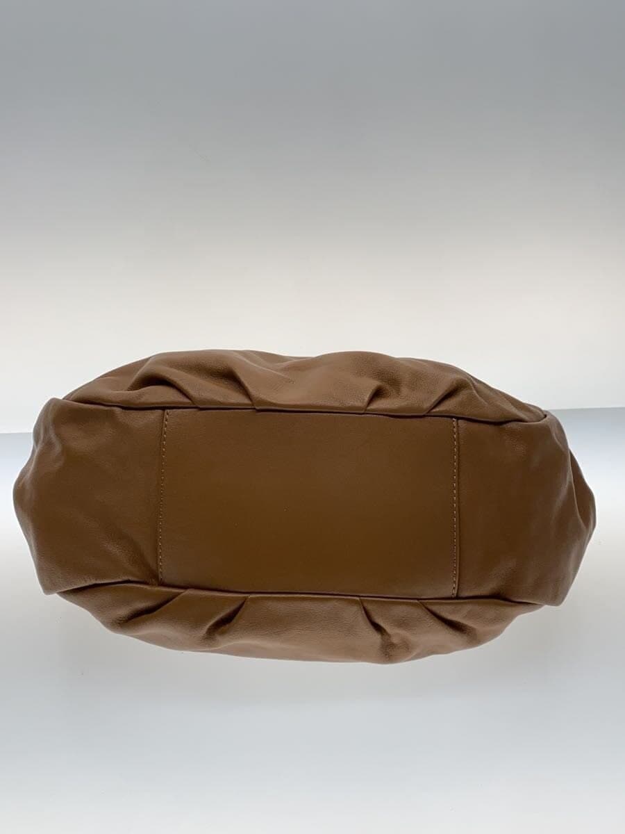 Tsuchiya Kaban Shoulder Bag Leather BRW Plain 4