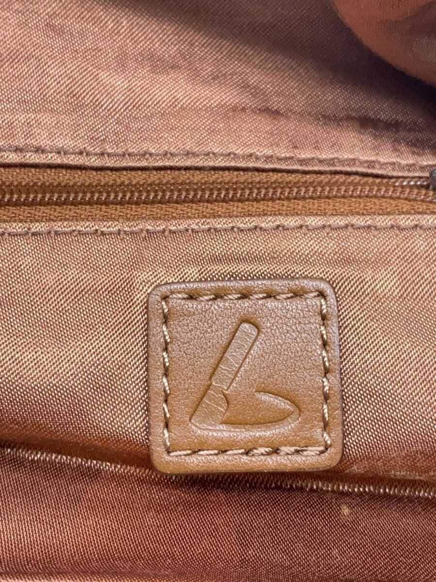 Tsuchiya Kaban Shoulder Bag Leather BRW Plain 5