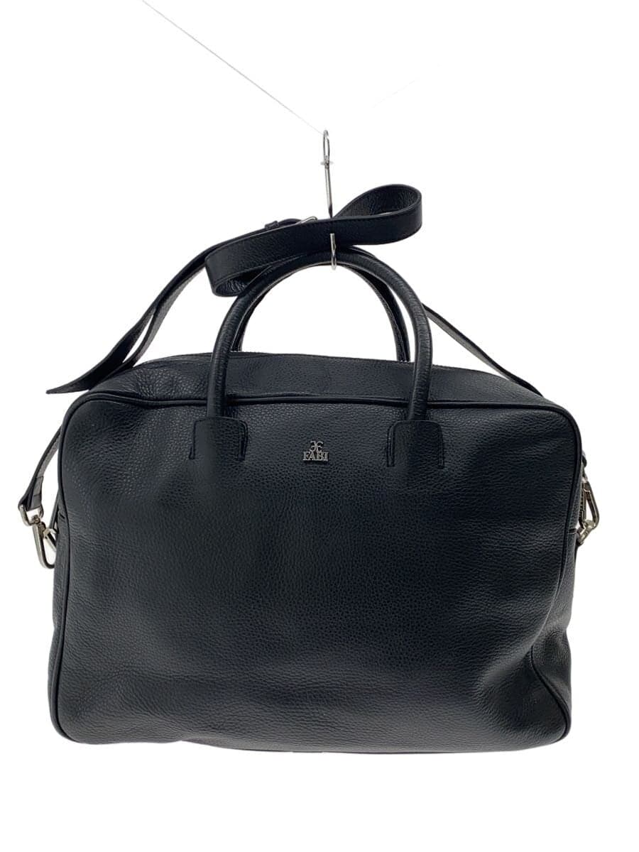 Other Brand FABI Shoulder Bag Leather Black