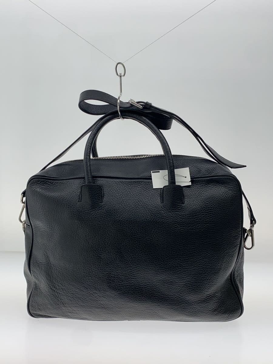 Other Brand FABI Shoulder Bag Leather Black 3