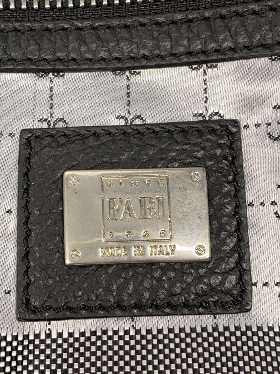 Other Brand FABI Shoulder Bag Leather Black 5