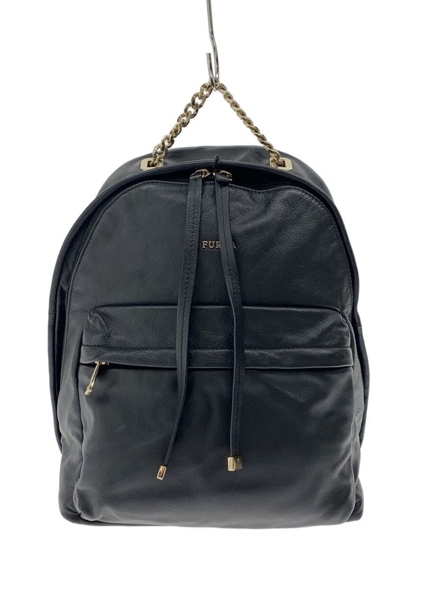 FURLA Backpack Leather Black 231471