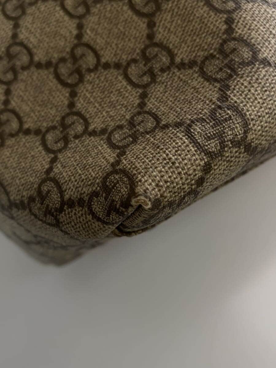 GUCCI Tote Bag_GG Supreme PVC Brown Allover Pattern 114595 8
