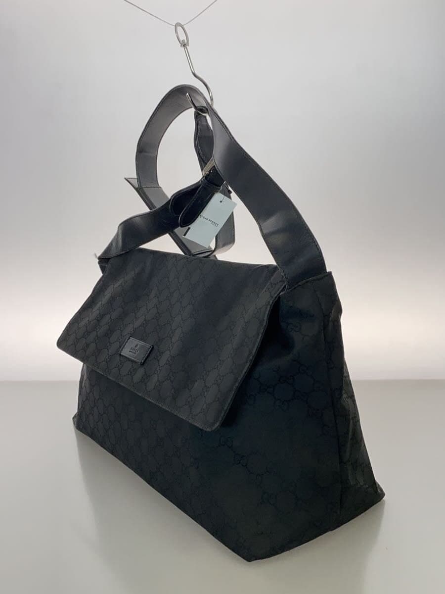 GUCCI shoulder bag nylon black all-over pattern 2