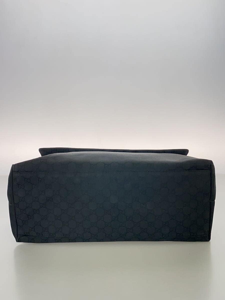 GUCCI shoulder bag nylon black all-over pattern 4