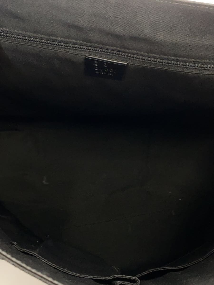 GUCCI shoulder bag nylon black all-over pattern 6