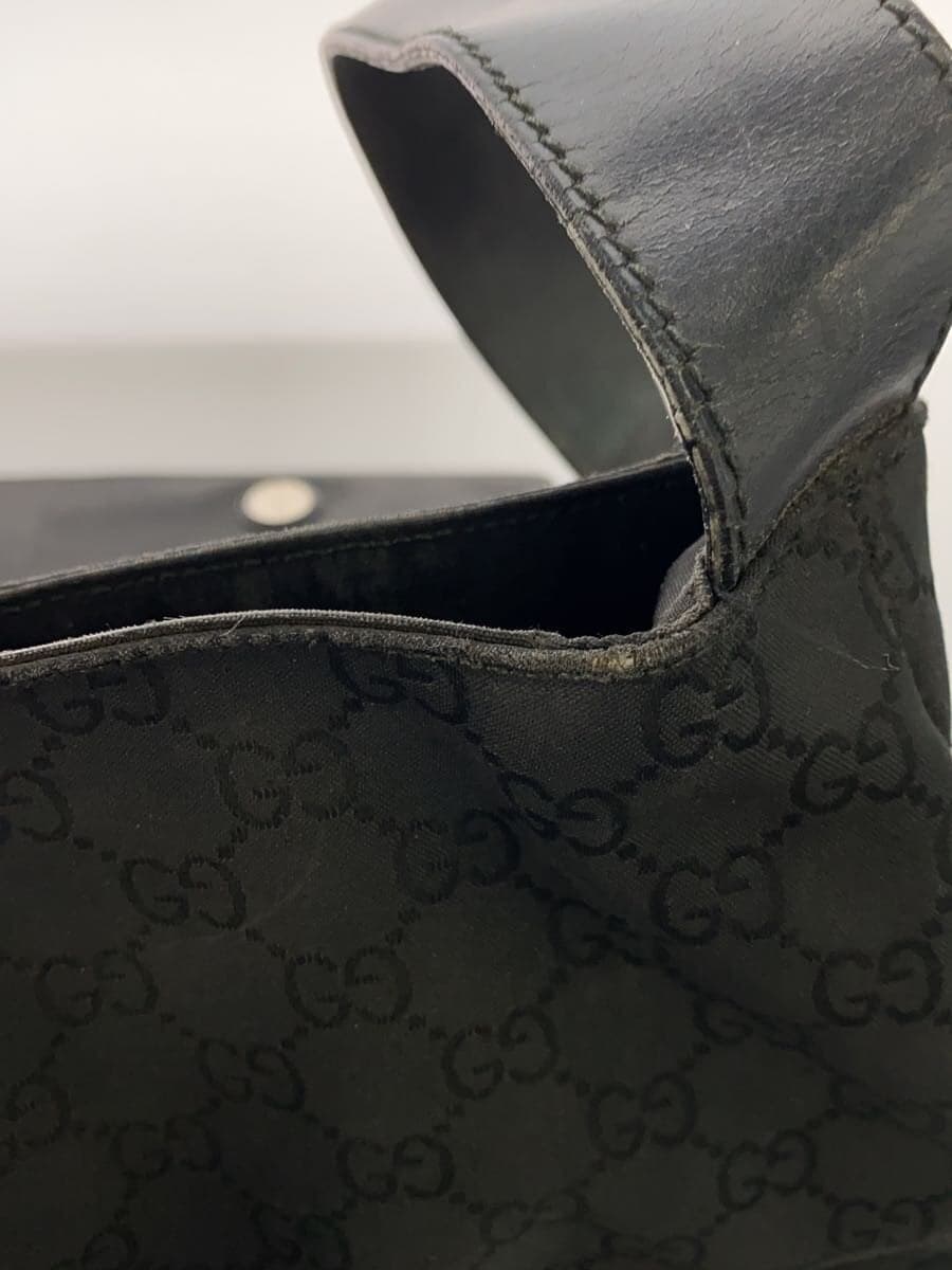 GUCCI shoulder bag nylon black all-over pattern 9