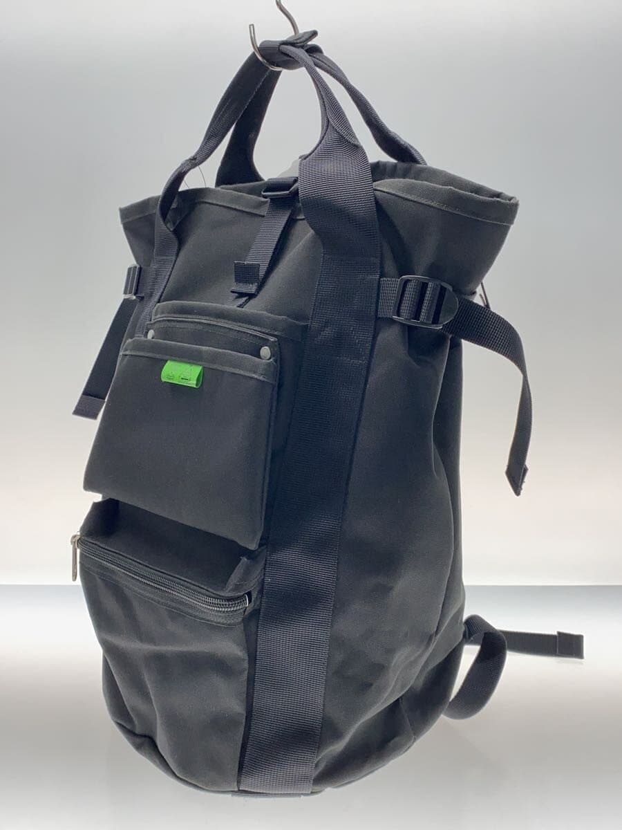PORTER backpack -- BLK plain 2