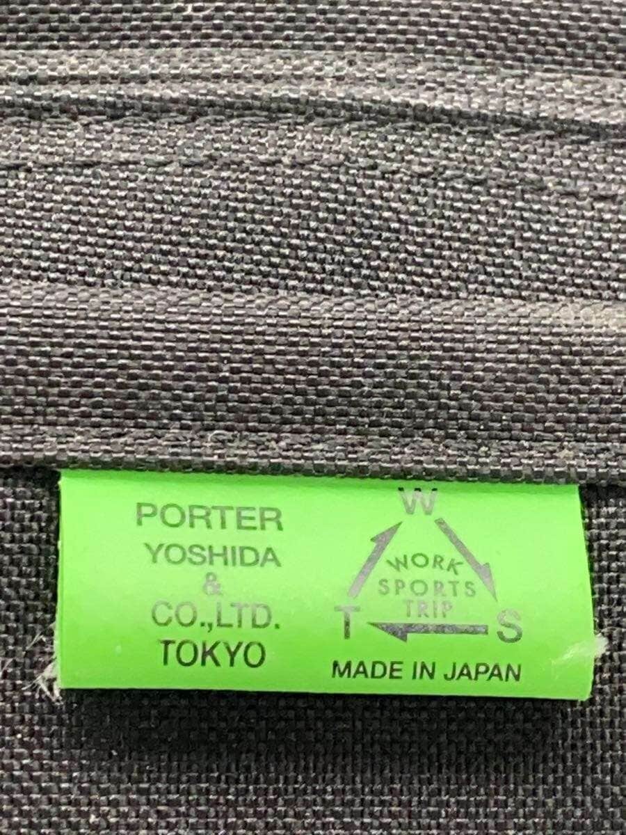 PORTER backpack -- BLK plain 5