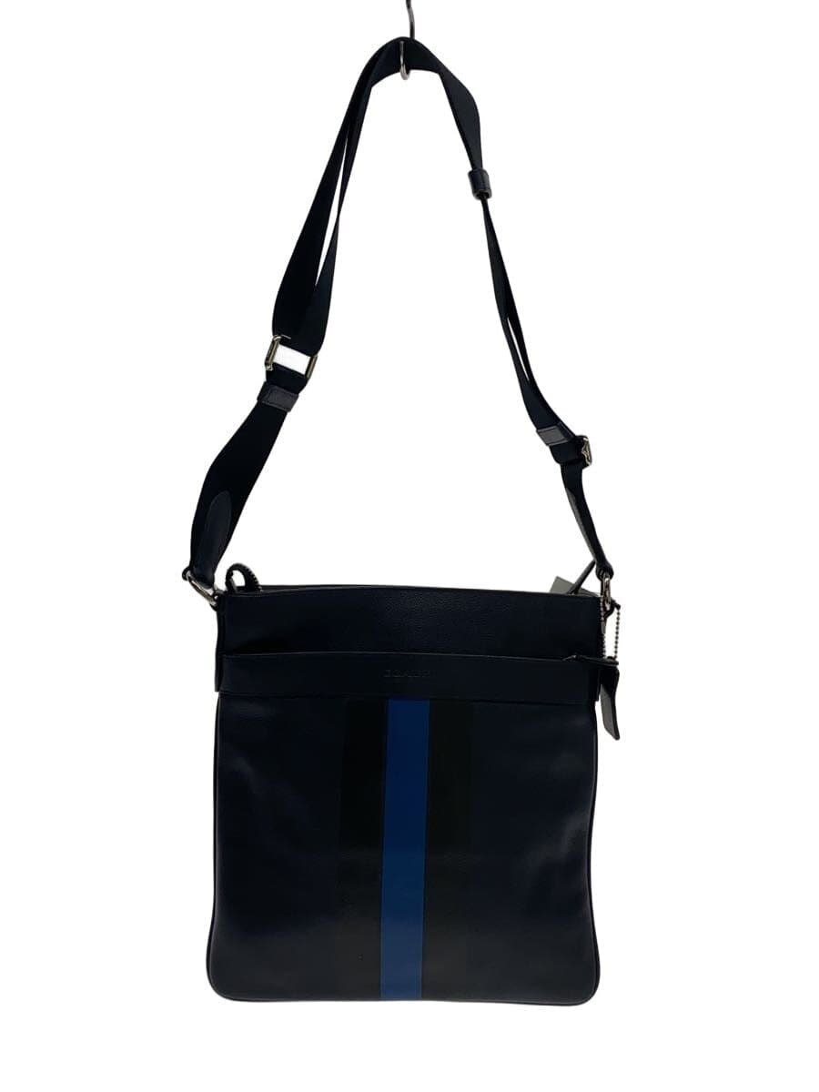 COACH Shoulder Bag Leather BLK