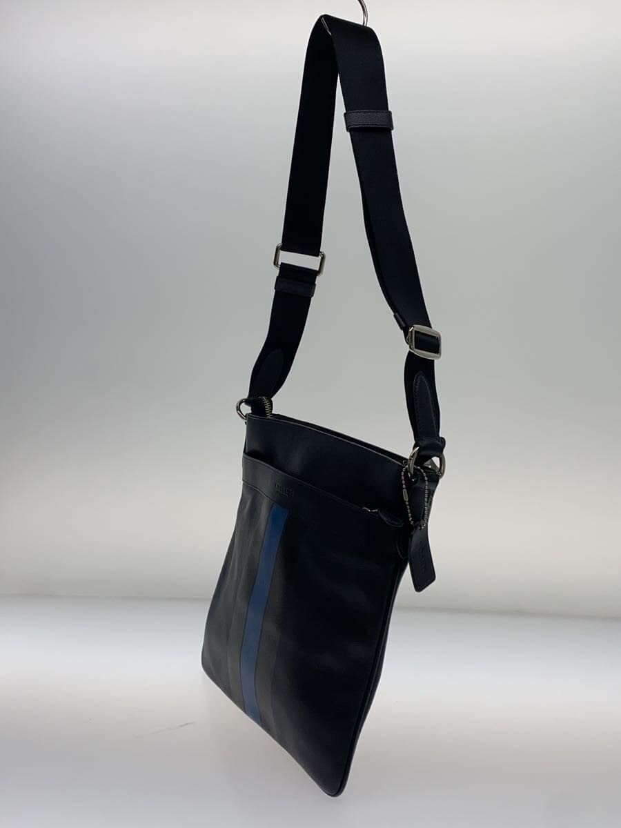 COACH Shoulder Bag Leather BLK 2