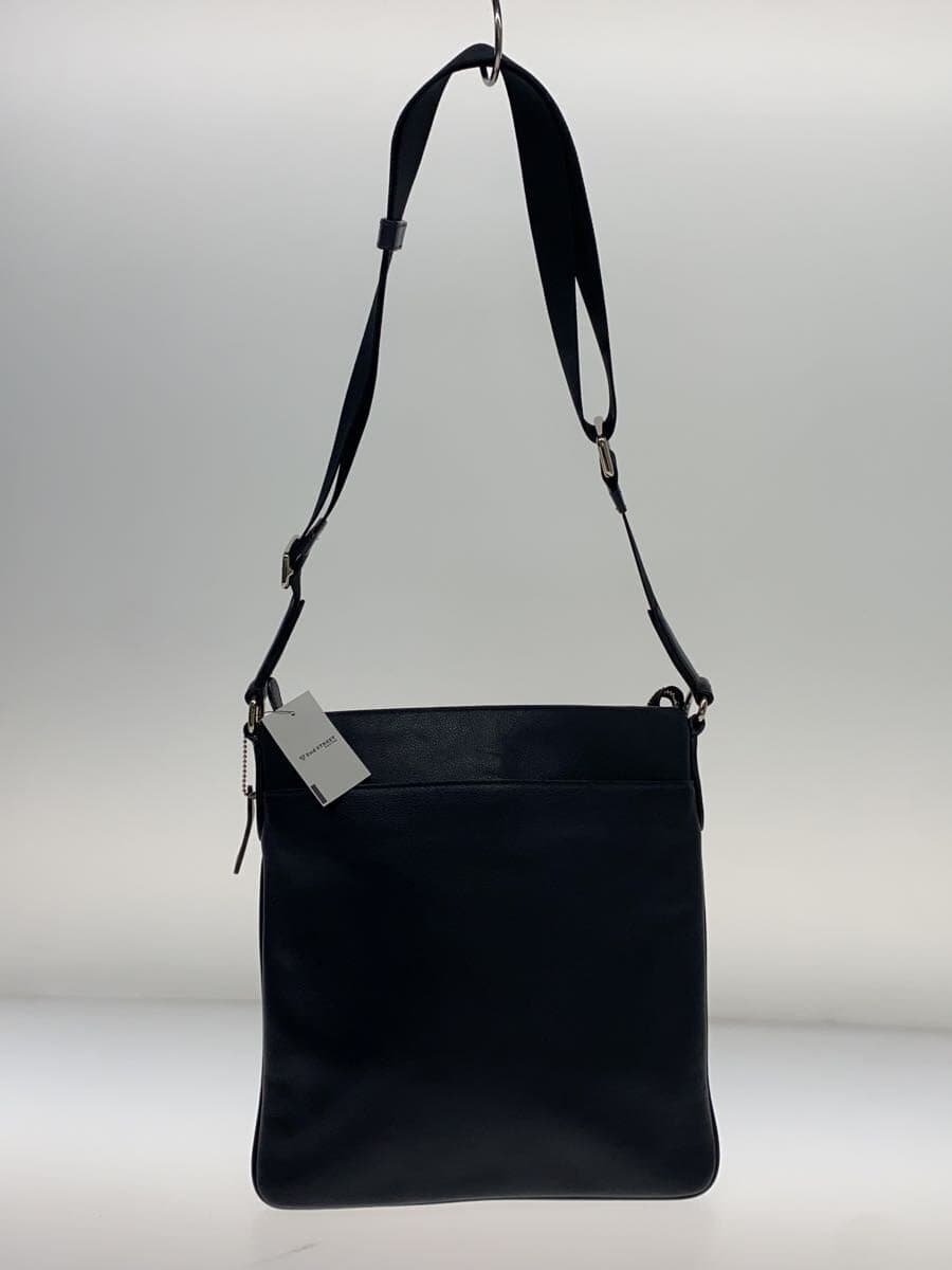 COACH Shoulder Bag Leather BLK 3
