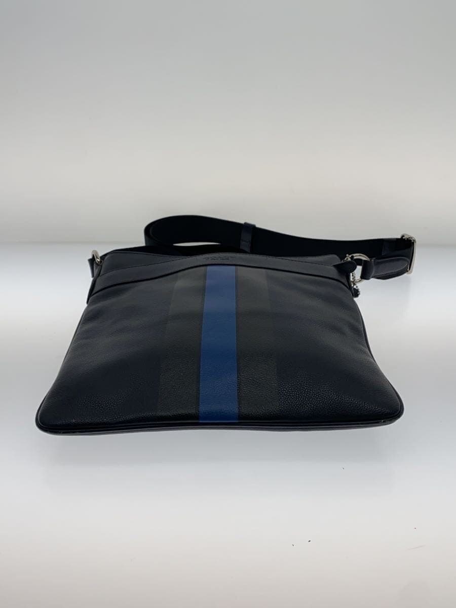 COACH Shoulder Bag Leather BLK 4