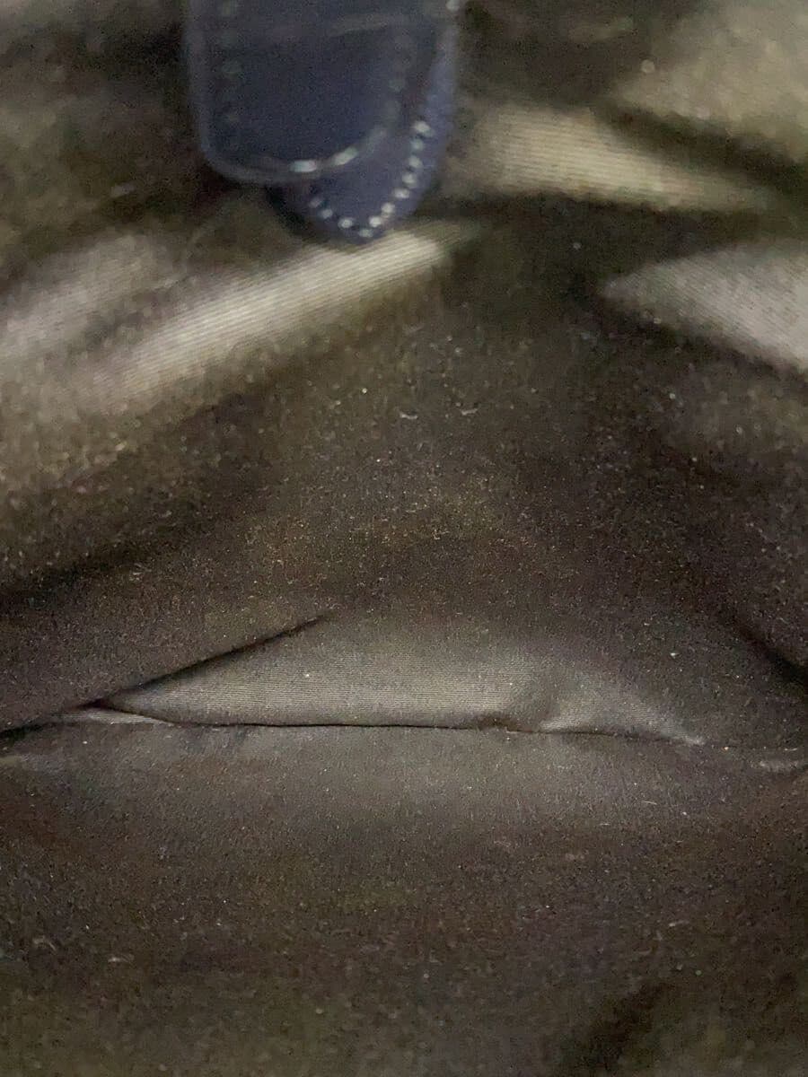 COACH Shoulder Bag Leather BLK 6