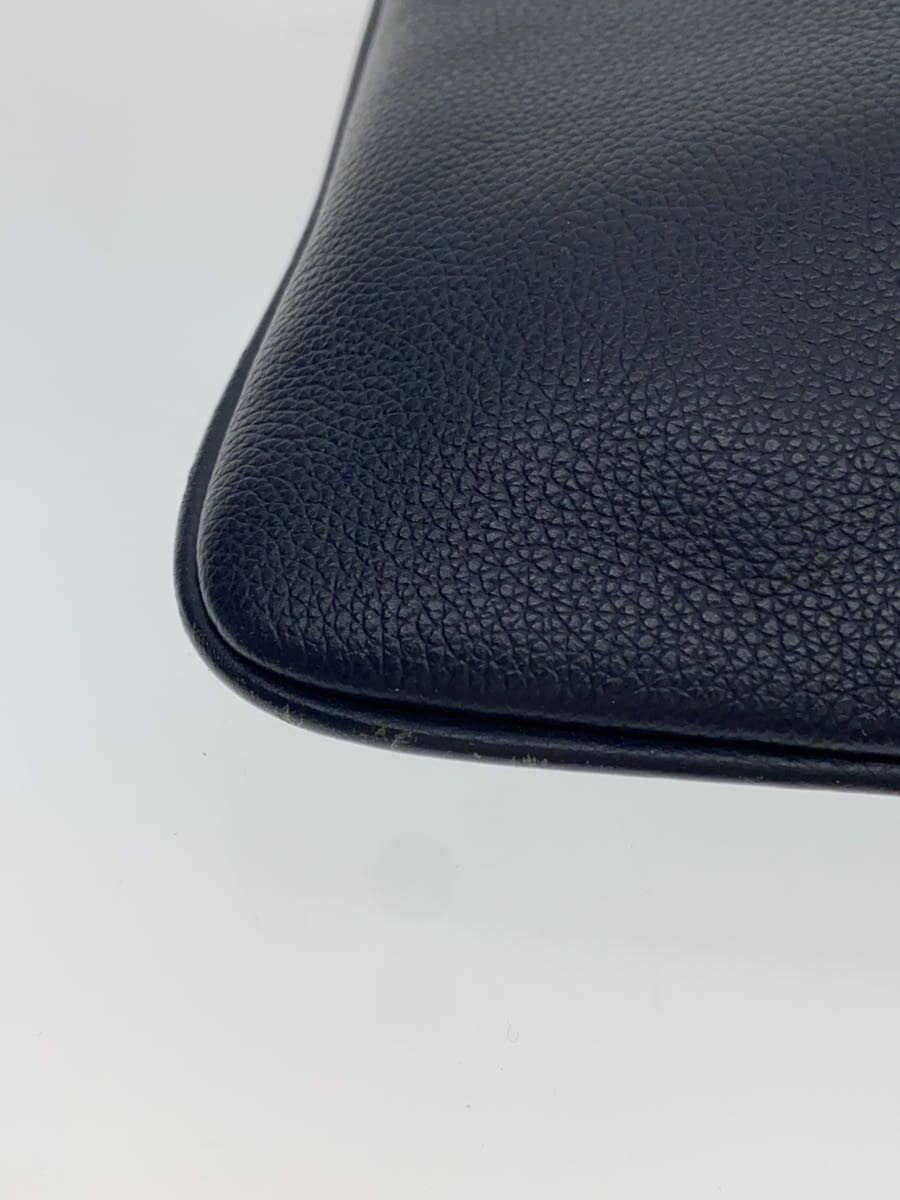 COACH Shoulder Bag Leather BLK 7