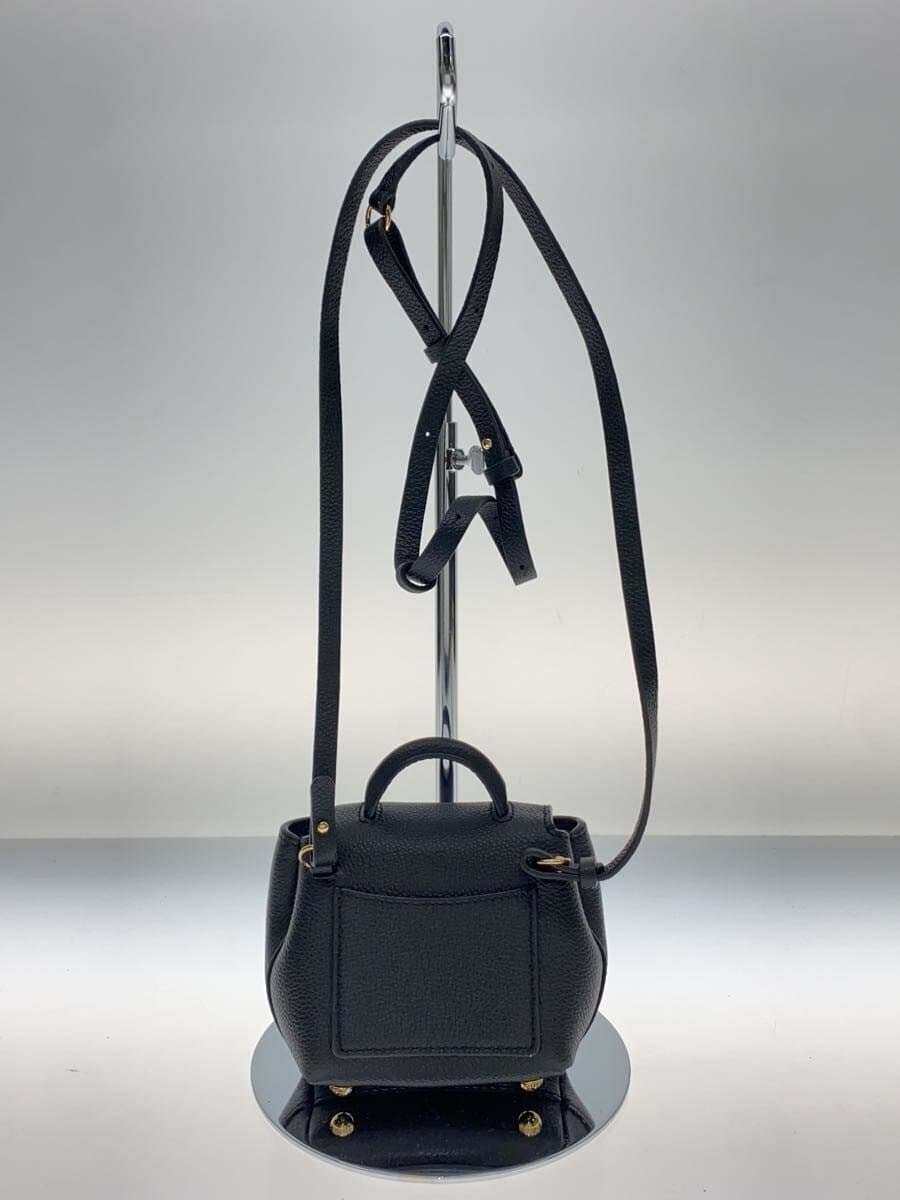 POLENE shoulder bag leather BLK plain Numero Un Micro 3