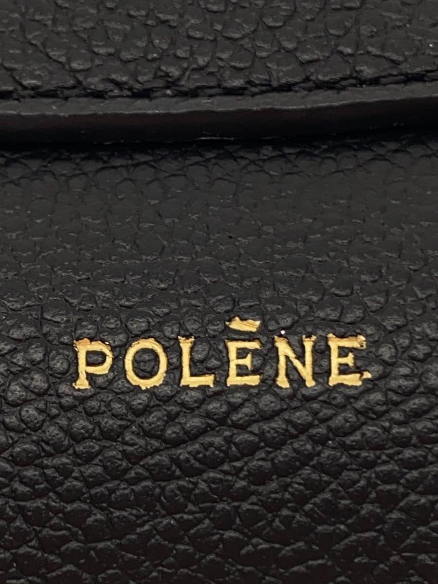 POLENE shoulder bag leather BLK plain Numero Un Micro 5