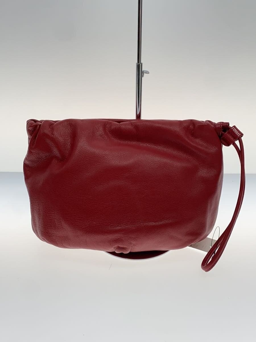 Russet Shoulder Bag Leather Red Solid Color 3