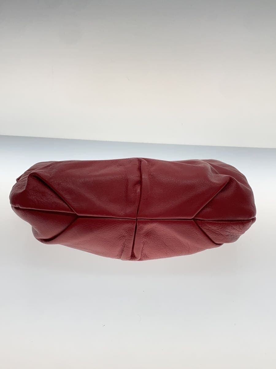 Russet Shoulder Bag Leather Red Solid Color 4