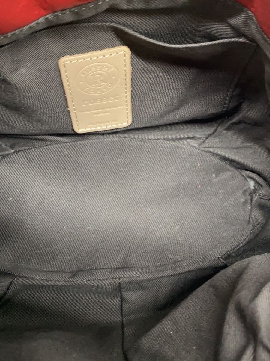 Russet Shoulder Bag Leather Red Solid Color 5