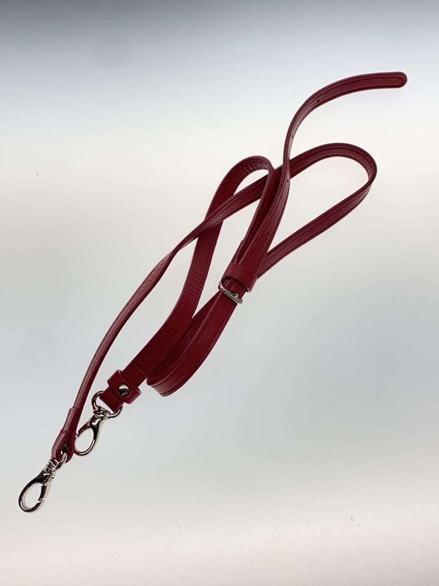 Russet Shoulder Bag Leather Red Solid Color 6