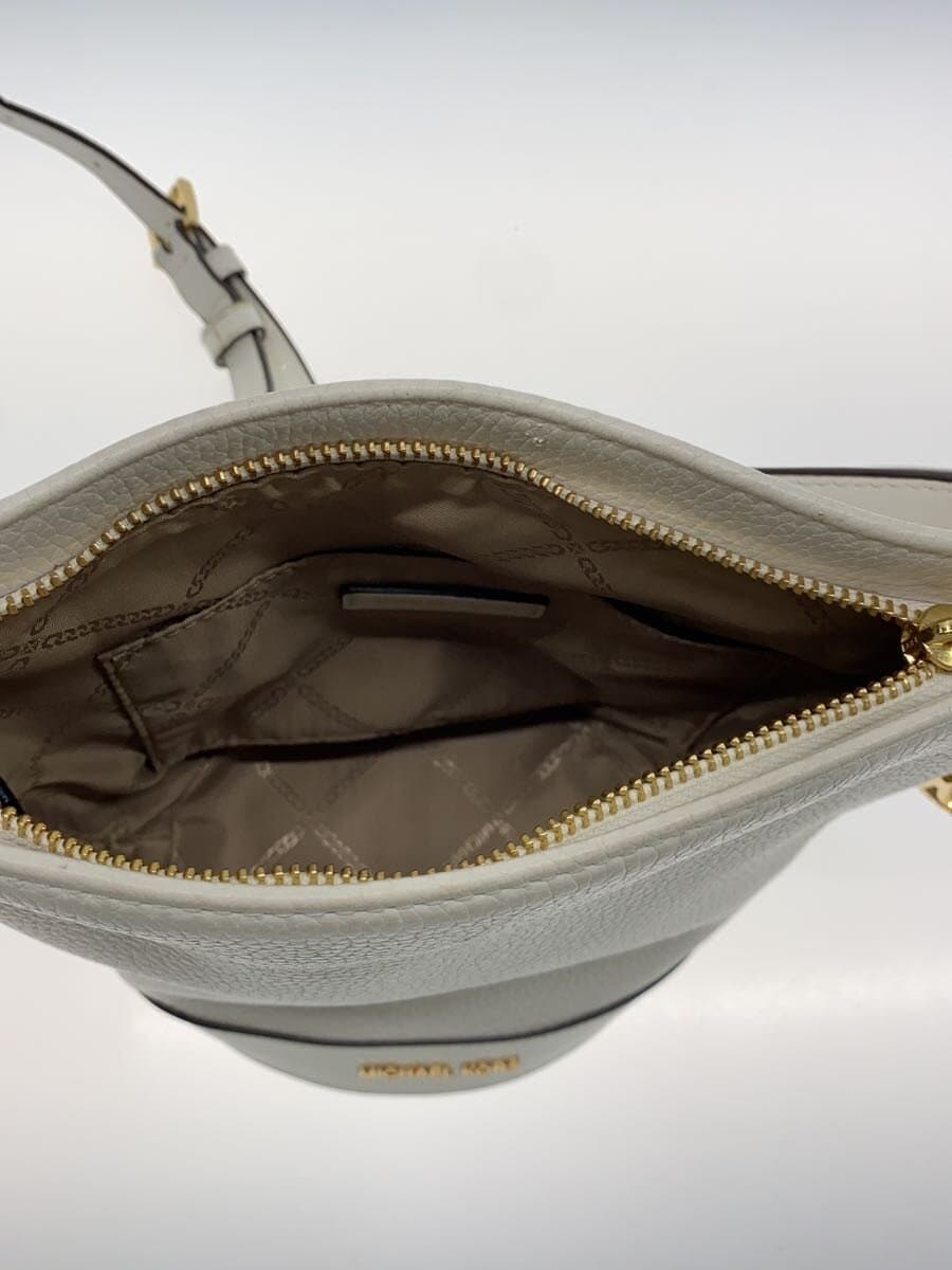 MICHAEL KORS Shoulder Bag Leather WHT 32R4G10C5L 6