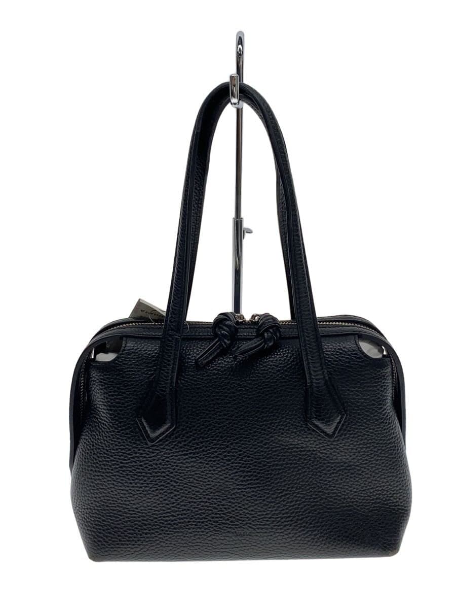 VASIC Handbag Leather Black Solid Color GRAF MINI